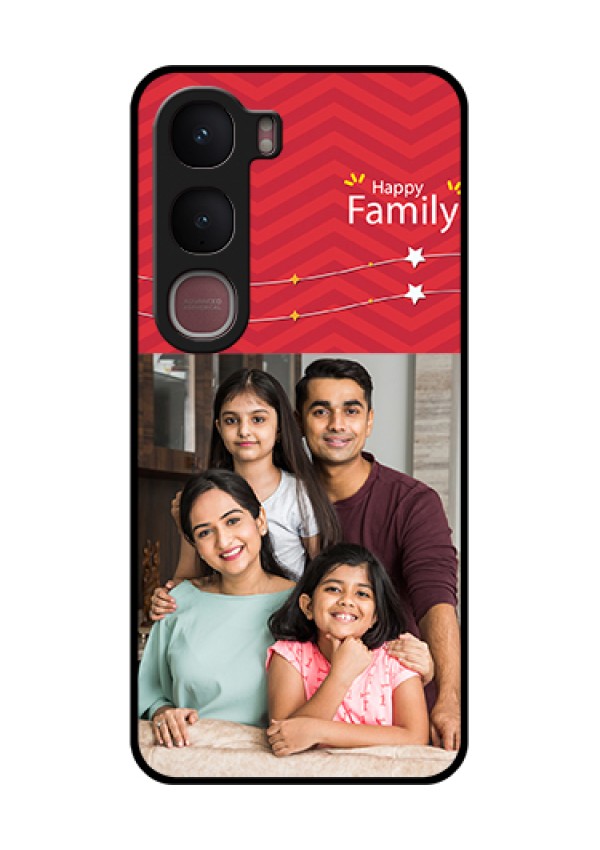 Vivo Y31 5G Custom Glass Phone Case - Happy Family Design