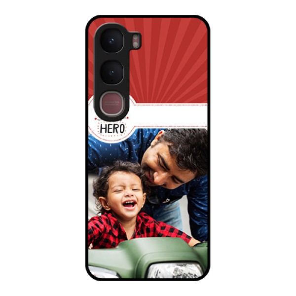 Vivo Y31 5G Custom Glass Phone Case - My Dad Hero Design