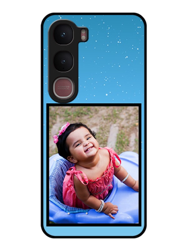 Custom Vivo Y31 5G Custom Glass Phone Case - Wave Pattern Colorful Design