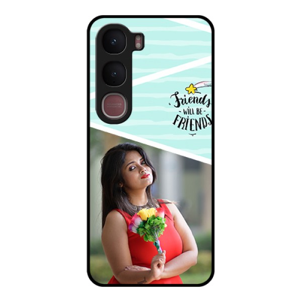 Vivo Y31 5G Custom Glass Phone Case - Friends Picture Icon Design Vivo Y31 5G Custom Glass Phone Case - Friends Picture Icon Design