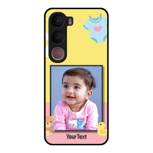 Vivo Y31 5G Custom Glass Phone Case - Kids 2 Color Design