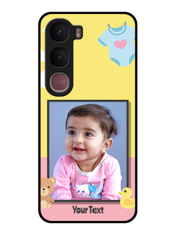 Custom Vivo Y31 5G Custom Glass Phone Case - Kids 2 Color Design
