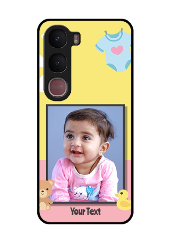 Vivo Y31 5G Custom Glass Phone Case - Kids 2 Color Design