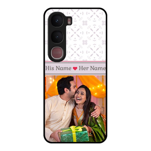 Vivo Y31 5G Custom Glass Phone Case - With Photo And Ethnic Design Vivo Y31 5G Custom Glass Phone Case - With Photo And Ethnic Design