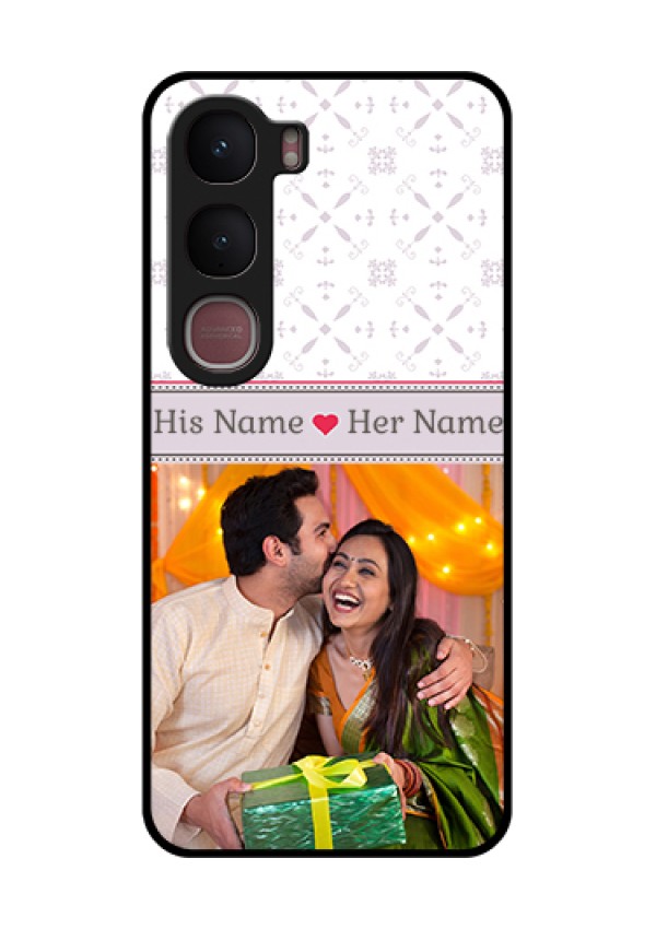 Vivo Y31 5G Custom Glass Phone Case - With Photo And Ethnic Design