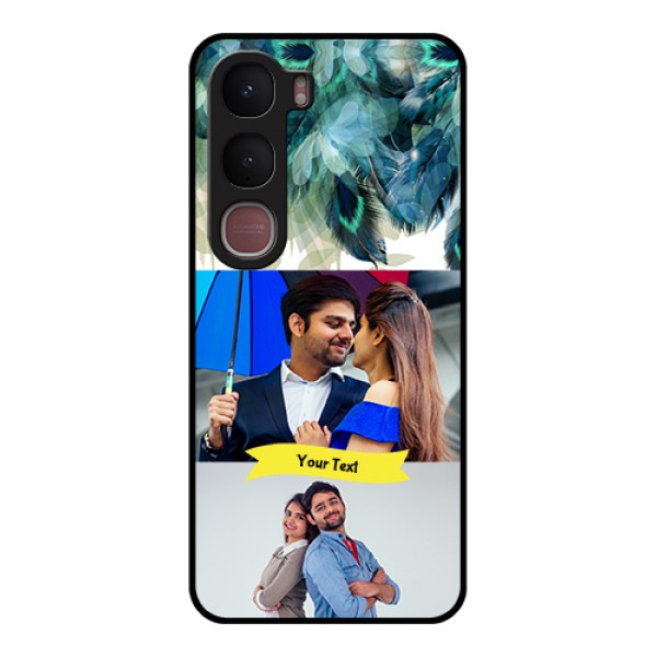 Vivo Y31 5G Custom Glass Phone Case - Image With Boho Peacock Feather Design Vivo Y31 5G Custom Glass Phone Case - Image With Boho Peacock Feather Design