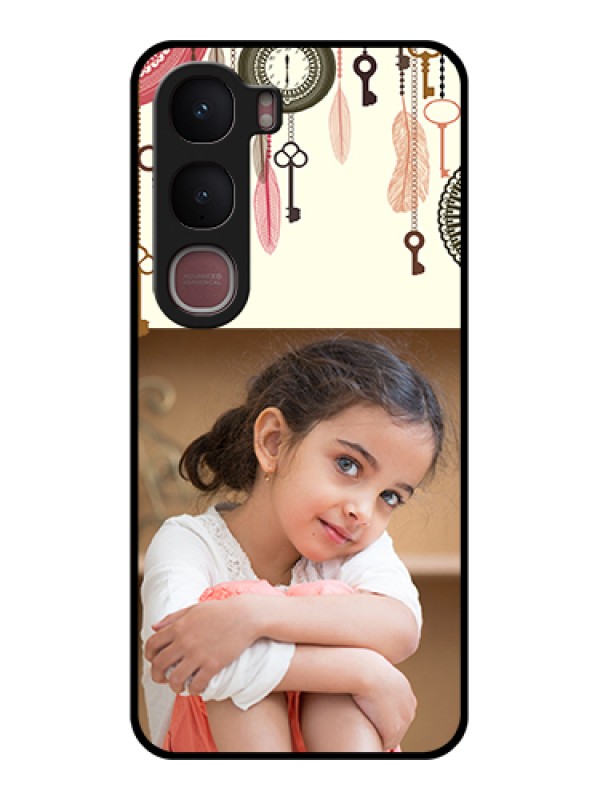 Custom Vivo Y31 5G Custom Glass Phone Case - Boho Style Design