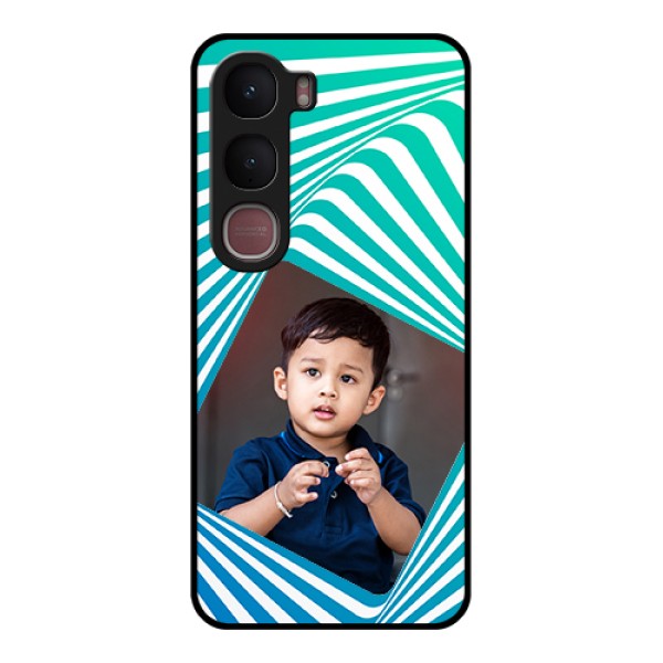 Vivo Y31 5G Custom Glass Phone Case - Abstract Spiral Design Vivo Y31 5G Custom Glass Phone Case - Abstract Spiral Design