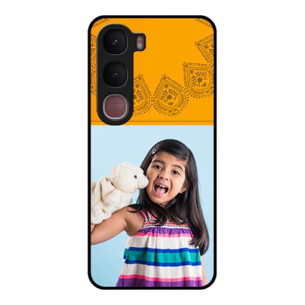 Vivo Y31 5G Custom Glass Phone Case - Photo Wedding Design