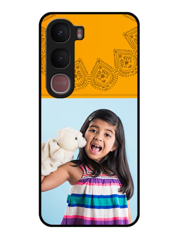 Custom Vivo Y31 5G Custom Glass Phone Case - Photo Wedding Design