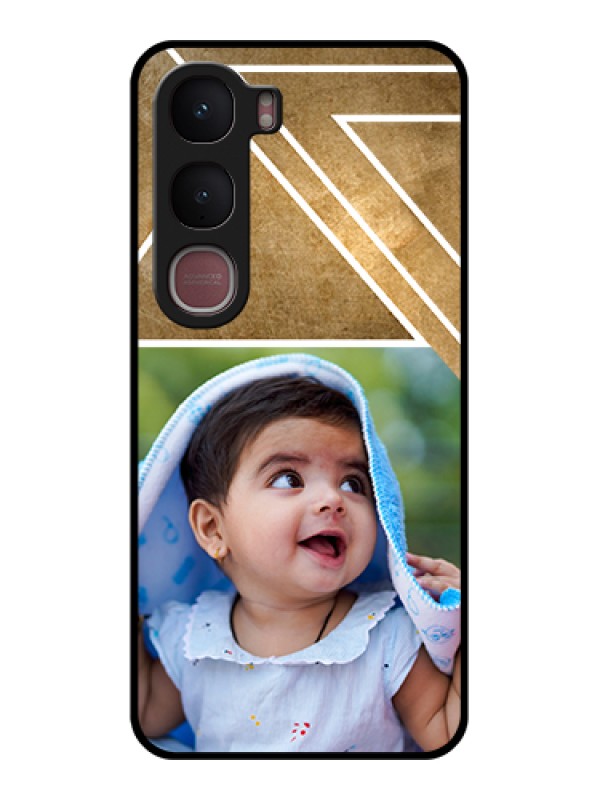 Custom Vivo Y31 5G Custom Glass Phone Case - Gradient Abstract Texture Design