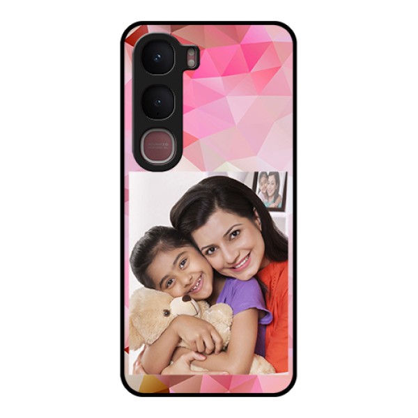 Vivo Y31 5G Custom Glass Phone Case - Abstract Triangle Design