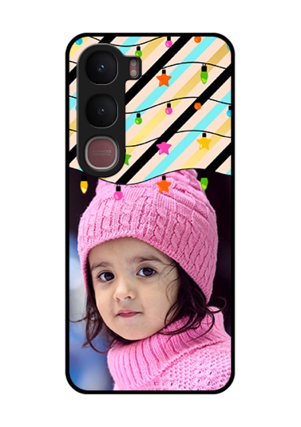 Vivo Y31 5G Custom Glass Phone Case - Lights Hanging Design