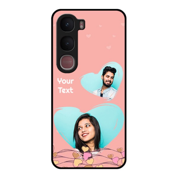 Vivo Y31 5G Custom Glass Phone Case - Love Doodle Design