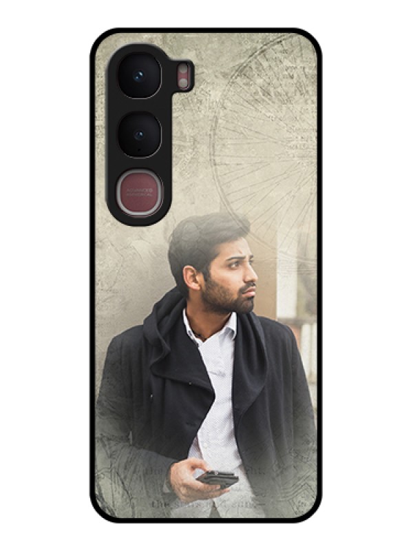 Custom Vivo Y31 5G Custom Glass Phone Case - With Vintage Design