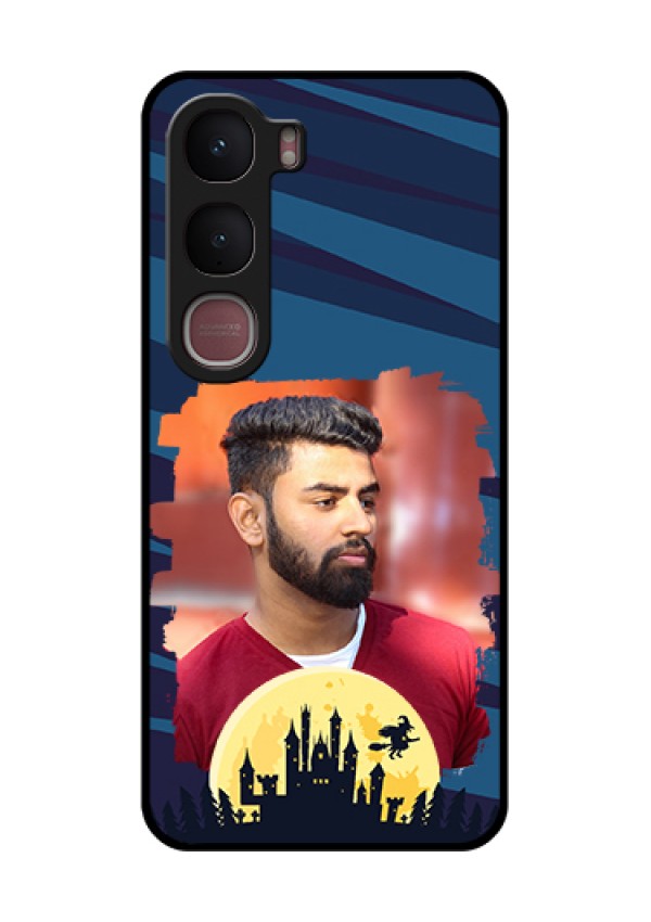 Vivo Y31 5G Custom Glass Phone Case - Halloween Witch Design
