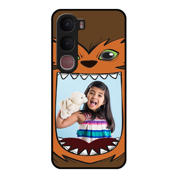 Vivo Y31 5G Custom Glass Phone Case - Owl Monster Back Case Design Vivo Y31 5G Custom Glass Phone Case - Owl Monster Back Case Design