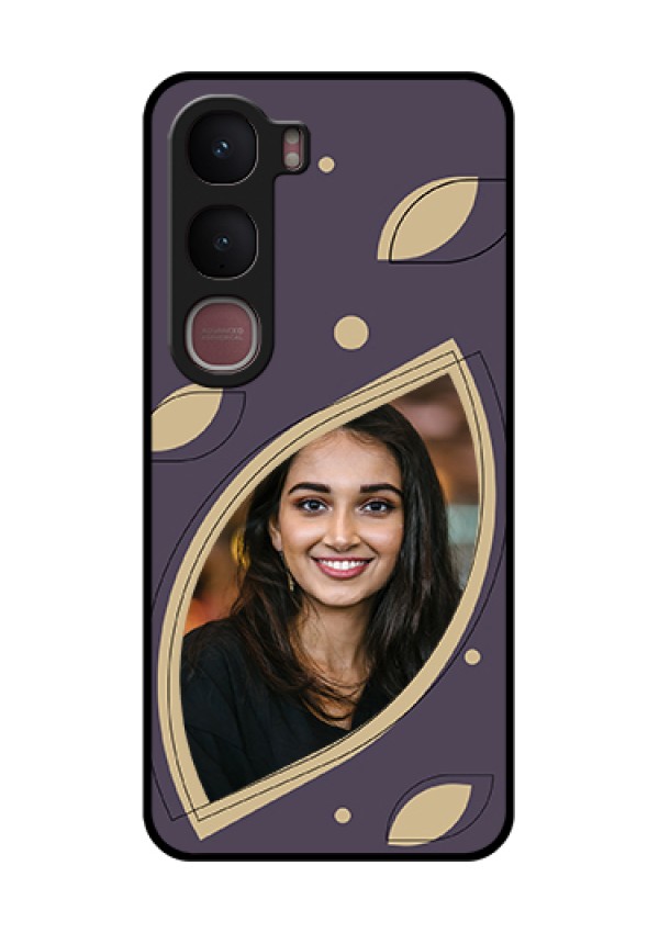 Vivo Y31 5G Custom Glass Phone Case - Falling Leaf Design