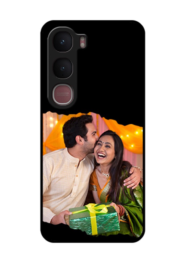 Vivo Y31 5G Custom Glass Phone Case - Tear - Off Design