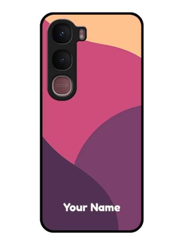 Custom Vivo Y31 5G Custom Glass Phone Case - Mixed Multi - Colour Abstract Art Design