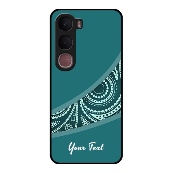 Vivo Y31 5G Custom Glass Phone Case - Semi Visible Floral Design Vivo Y31 5G Custom Glass Phone Case - Semi Visible Floral Design