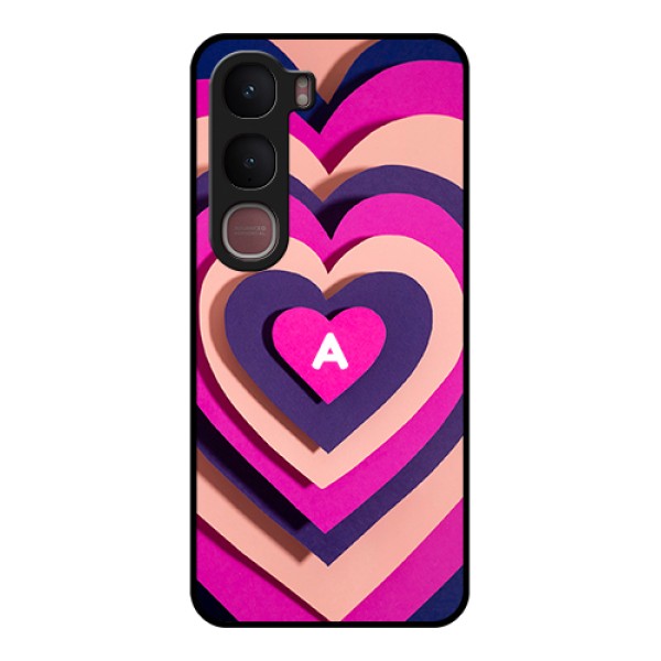 Vivo Y31 5G Custom Glass Phone Case - Cute Heart Pattern Design Vivo Y31 5G Custom Glass Phone Case - Cute Heart Pattern Design