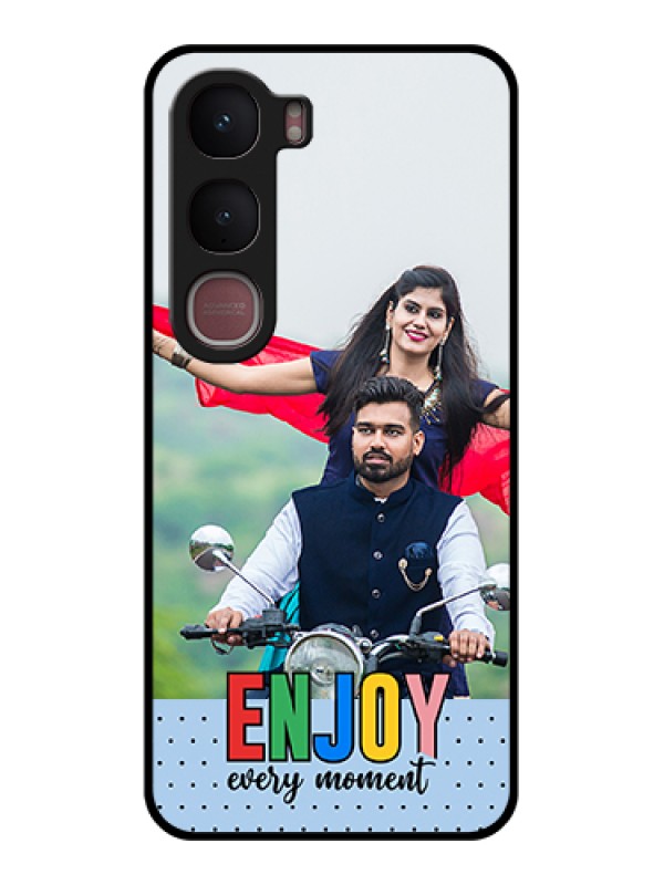 Custom Vivo Y31 5G Custom Glass Phone Case - Enjoy Every Moment Design