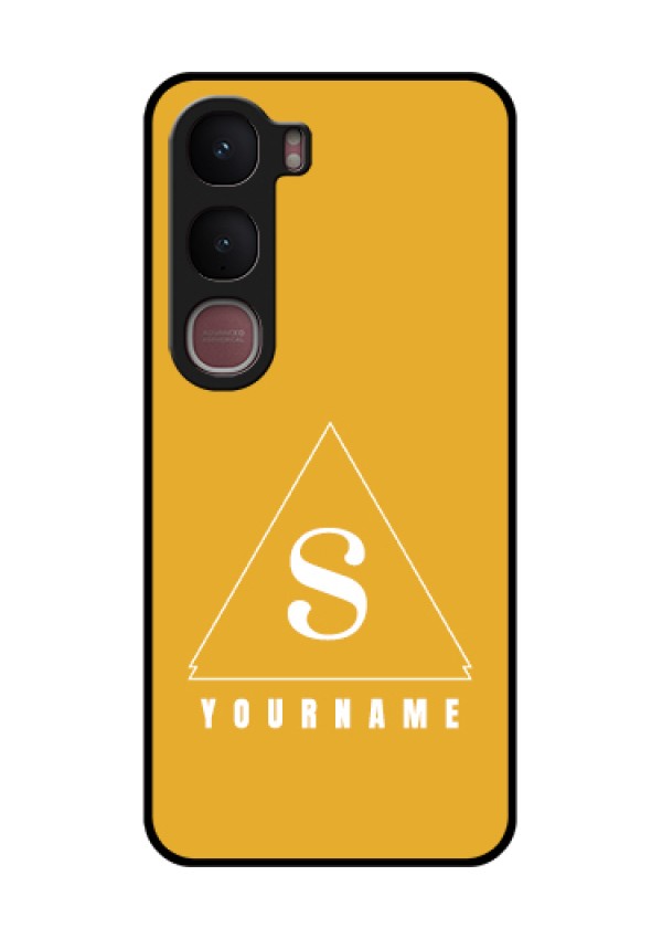 Vivo Y31 5G Custom Glass Phone Case - Simple Triangle Design