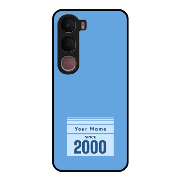 Vivo Y31 5G Custom Glass Phone Case - Custom Year Of Birth Design
