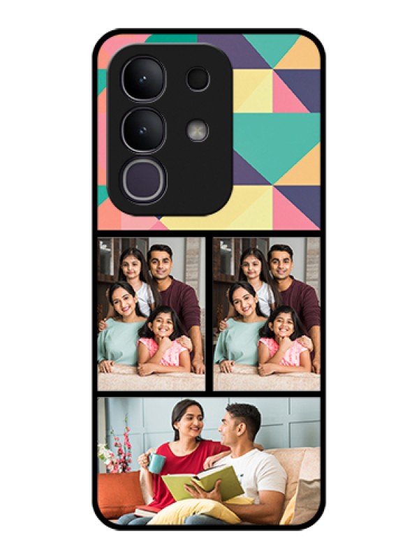 Custom Vivo Y31 Pro 5G Custom Glass Phone Case - Bulk Pic Upload Design