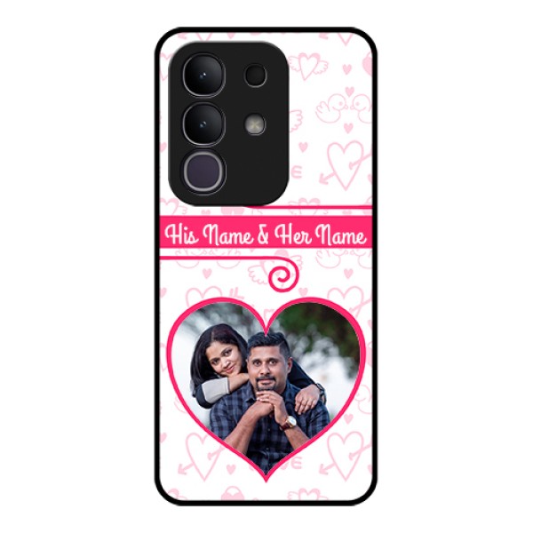 Vivo Y31 Pro 5G Custom Glass Phone Case - Heart Shape Love Design Vivo Y31 Pro 5G Custom Glass Phone Case - Heart Shape Love Design