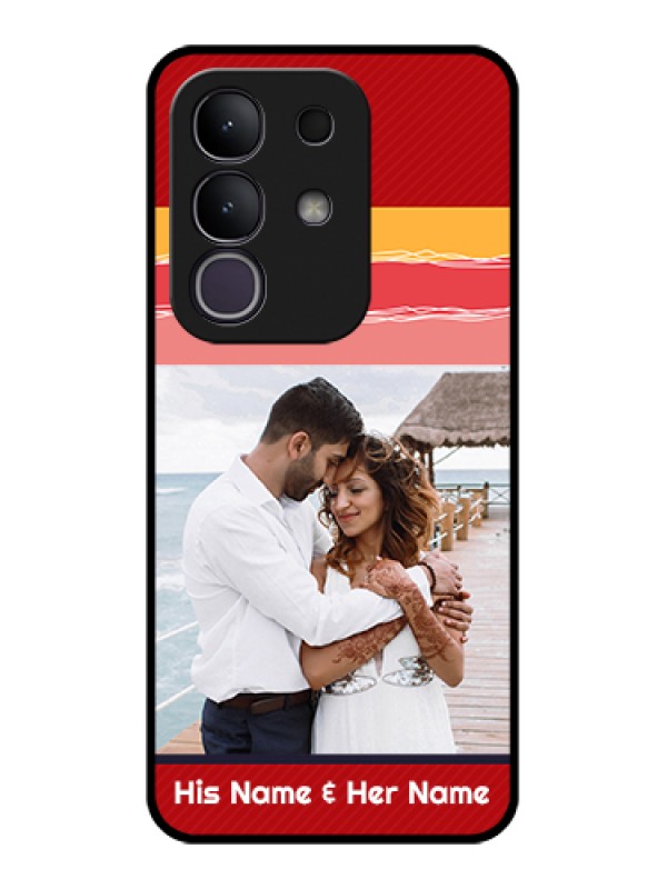 Custom Vivo Y31 Pro 5G Custom Glass Phone Case - Colorful Case Design