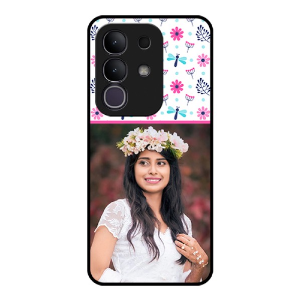 Vivo Y31 Pro 5G Custom Glass Phone Case - Colorful Flower Design