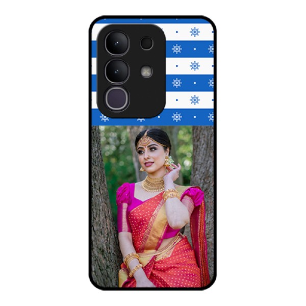 Vivo Y31 Pro 5G Custom Glass Phone Case - Snow Pattern Design