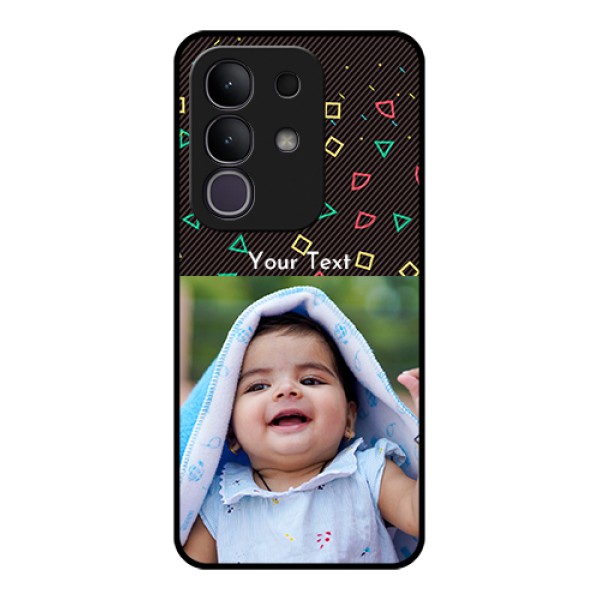 Vivo Y31 Pro 5G Custom Glass Phone Case - With Confetti Birthday Design Vivo Y31 Pro 5G Custom Glass Phone Case - With Confetti Birthday Design