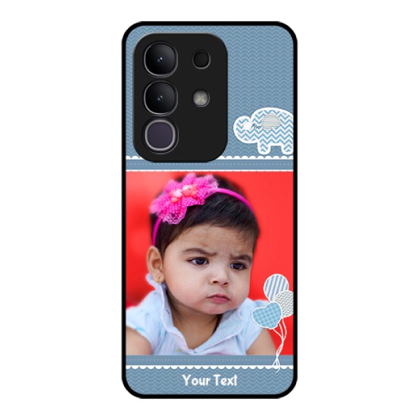 Vivo Y31 Pro 5G Custom Glass Phone Case - With Kids Pattern Design