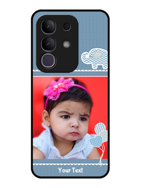 Custom Vivo Y31 Pro 5G Custom Glass Phone Case - With Kids Pattern Design