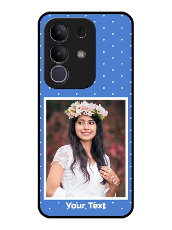 Custom Vivo Y31 Pro 5G Custom Glass Phone Case - Polka Dots Design