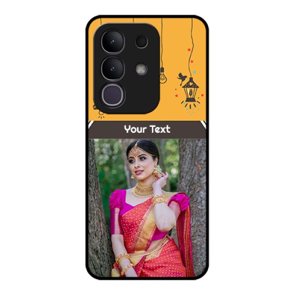 Vivo Y31 Pro 5G Custom Glass Phone Case - With Family Picture And Icons Vivo Y31 Pro 5G Custom Glass Phone Case - With Family Picture And Icons