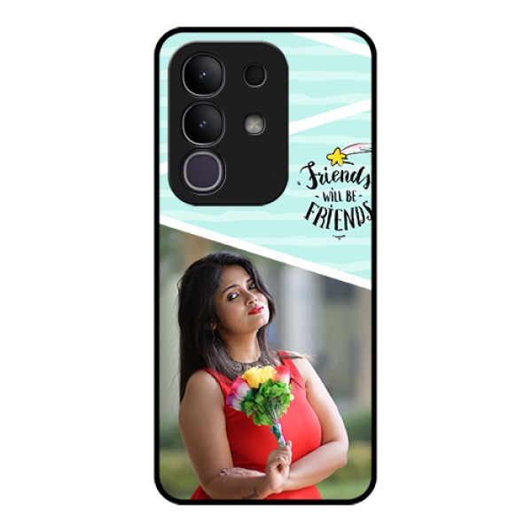 Vivo Y31 Pro 5G Custom Glass Phone Case - Friends Picture Icon Design Vivo Y31 Pro 5G Custom Glass Phone Case - Friends Picture Icon Design