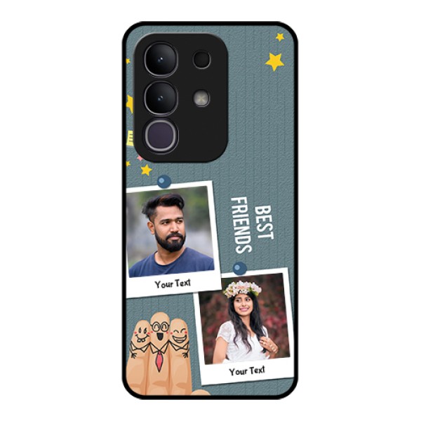 Vivo Y31 Pro 5G Custom Glass Phone Case - Sticky Frames And Friendship Design Vivo Y31 Pro 5G Custom Glass Phone Case - Sticky Frames And Friendship Design