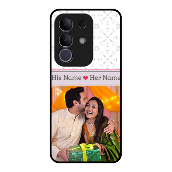Vivo Y31 Pro 5G Custom Glass Phone Case - With Photo And Ethnic Design Vivo Y31 Pro 5G Custom Glass Phone Case - With Photo And Ethnic Design