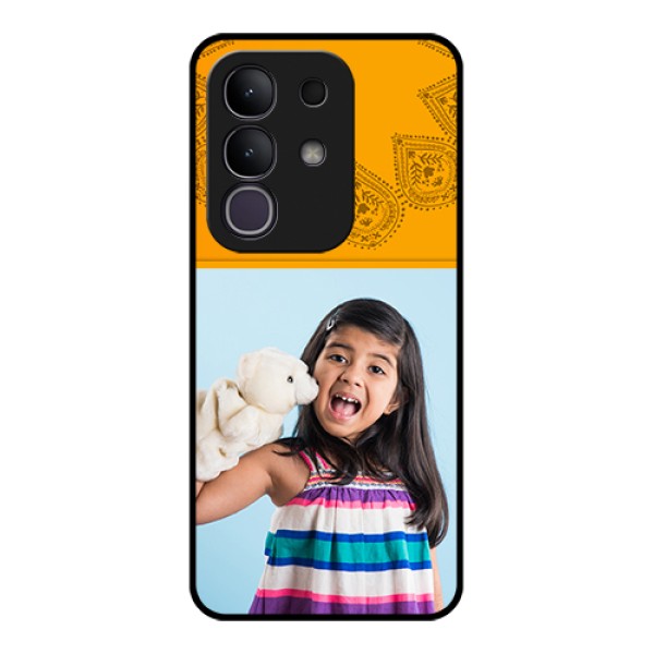 Vivo Y31 Pro 5G Custom Glass Phone Case - Photo Wedding Design