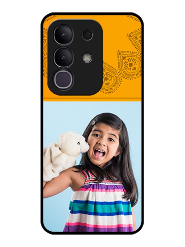 Custom Vivo Y31 Pro 5G Custom Glass Phone Case - Photo Wedding Design