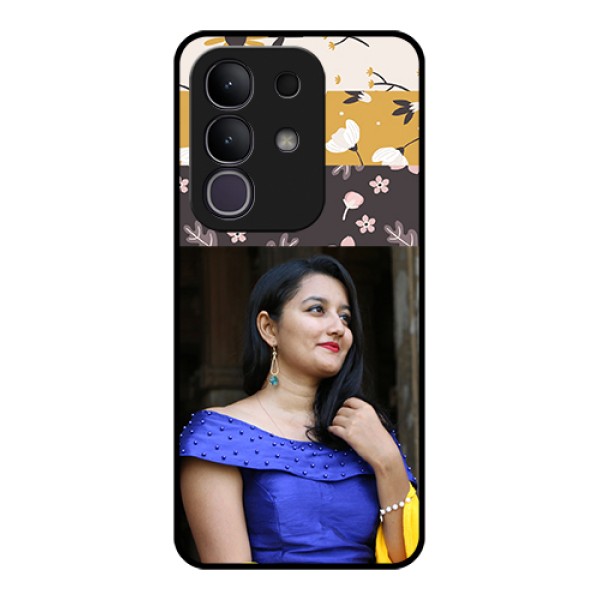 Vivo Y31 Pro 5G Custom Glass Phone Case - Stylish Floral Design Vivo Y31 Pro 5G Custom Glass Phone Case - Stylish Floral Design