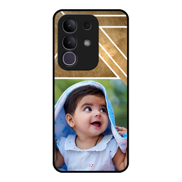 Vivo Y31 Pro 5G Custom Glass Phone Case - Gradient Abstract Texture Design Vivo Y31 Pro 5G Custom Glass Phone Case - Gradient Abstract Texture Design