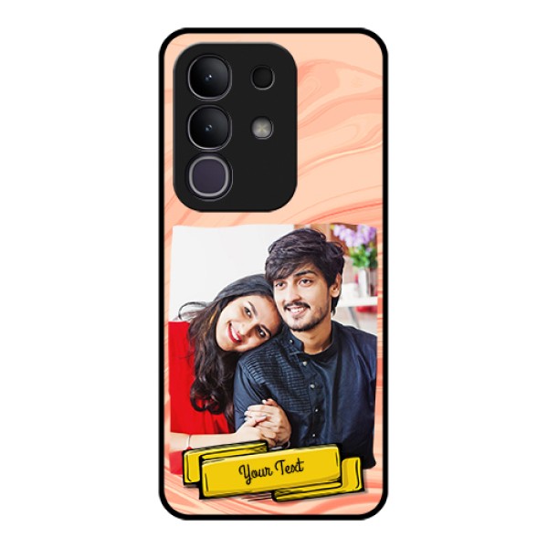 Vivo Y31 Pro 5G Custom Glass Phone Case - Marble Texture Design
