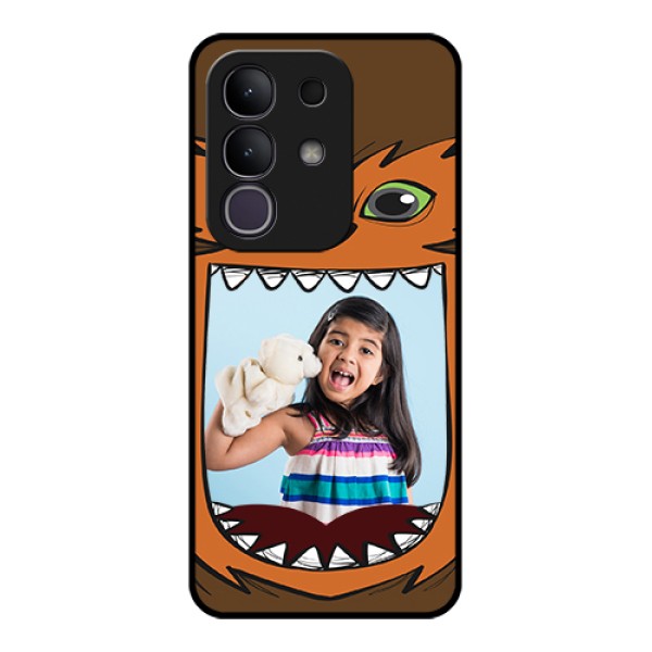 Vivo Y31 Pro 5G Custom Glass Phone Case - Owl Monster Back Case Design Vivo Y31 Pro 5G Custom Glass Phone Case - Owl Monster Back Case Design