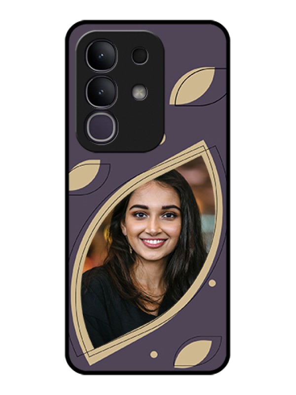 Custom Vivo Y31 Pro 5G Custom Glass Phone Case - Falling Leaf Design