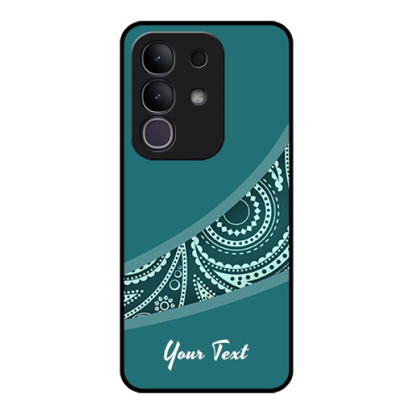 Vivo Y31 Pro 5G Custom Glass Phone Case - Semi Visible Floral Design Vivo Y31 Pro 5G Custom Glass Phone Case - Semi Visible Floral Design